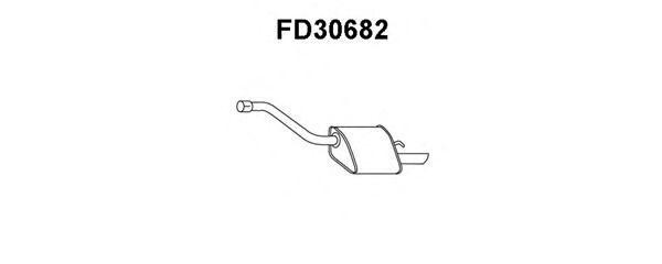 Глушитель выхлопных газов конечный FD30682 VENEPORTE