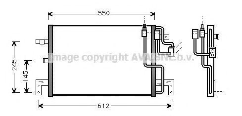 Радиатор охлаждения ДВС SB5032 AVA
