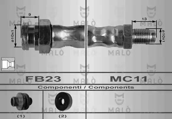 Тормозной шланг 8562 MALO