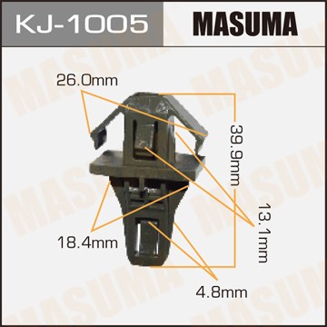 Клипса крепежная KJ1005 MASUMA