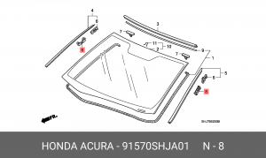 Деталь 91570SHJA01 HONDA