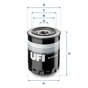 Масляный фильтр 2347200 UFI