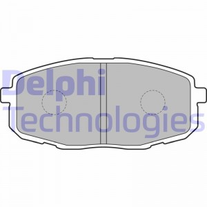 Комплект тормозных колодок, диско LP1819 DELPHI