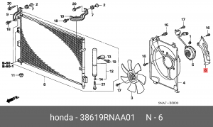 Деталь 38619RNAA01 HONDA