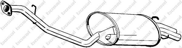 Глушитель выхлопных газов конечный 278281 BOSAL