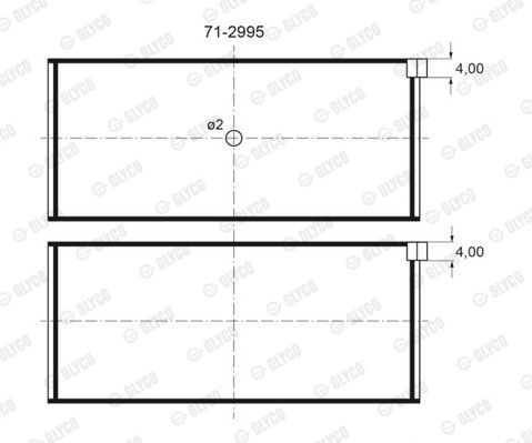 Подшипник 71-2995 GLYCO