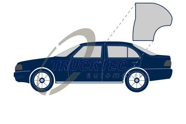 Уплотнение двери 0253034 TRUCKTEC