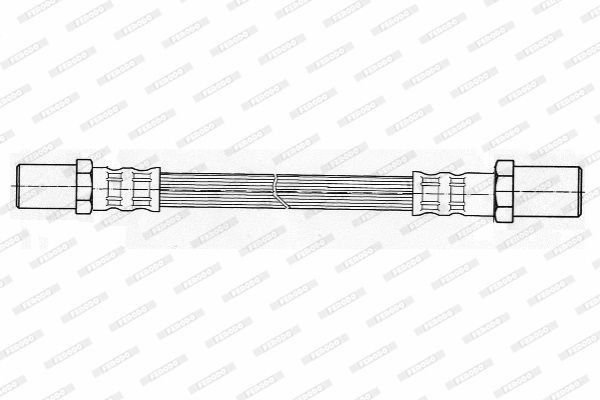 Тормозной шланг FHY2384 FERODO