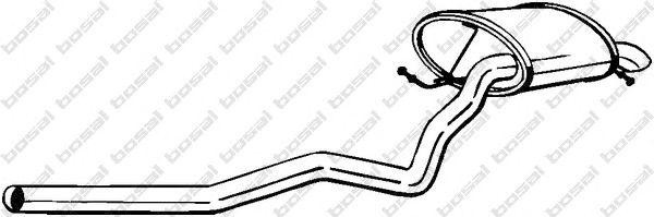 Глушитель выхлопных газов конечный 282-713 BOSAL