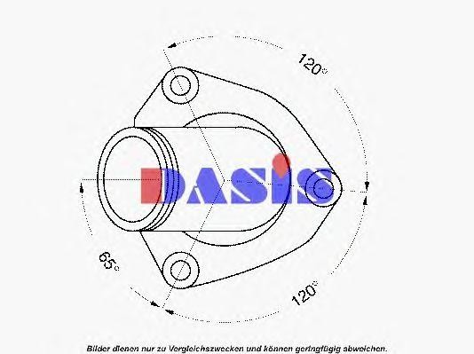 Термостат, охлаждающая жидкость 751908N AKS DASIS