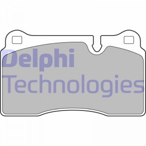 Комплект тормозных колодок, диско LP2009 DELPHI
