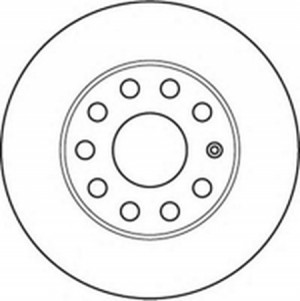 Тормозной диск 562238B BENDIX JURID