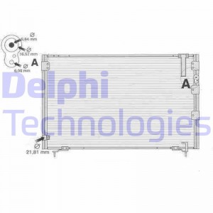 Конденсатор, кондиционер TSP0225389 DELPHI