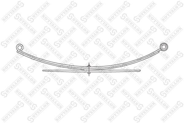 Рессора листовая 12-00065-SX STELLOX