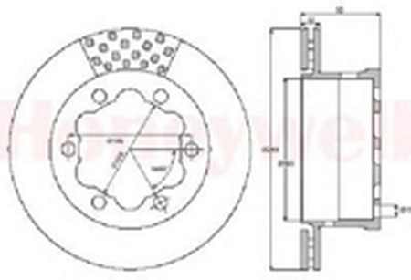 Тормозной диск 567810B BENDIX JURID