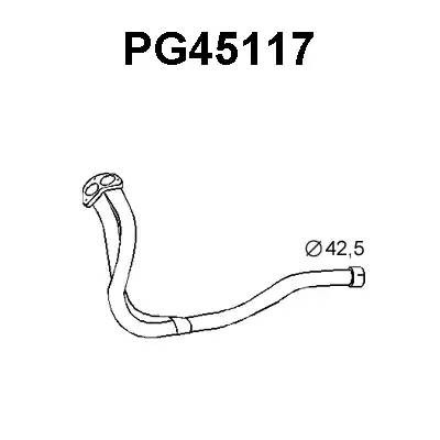 Выпускной трубопровод PG45117 VENEPORTE