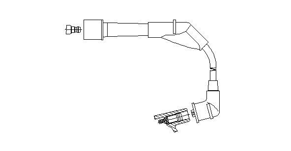 Провод зажигания 3A2846 BREMI