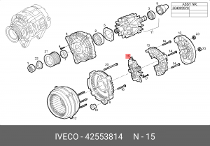Регулятор генератора 42553814 IVECO