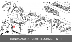Деталь 04601TL0G01ZZ HONDA
