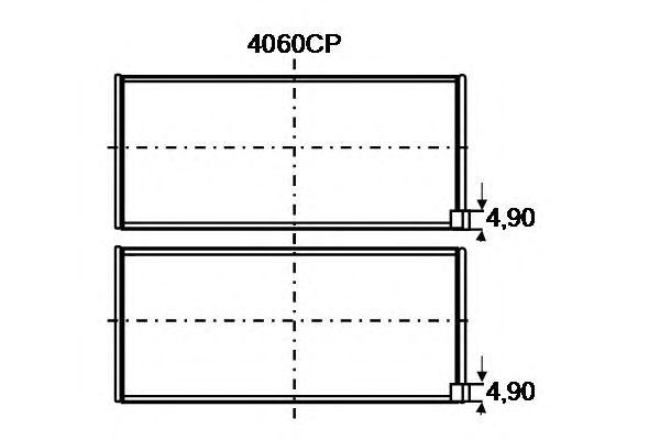 Подшипник 4060CP GLYCO