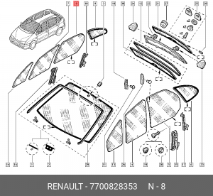 Деталь 7700828353 RENAULT