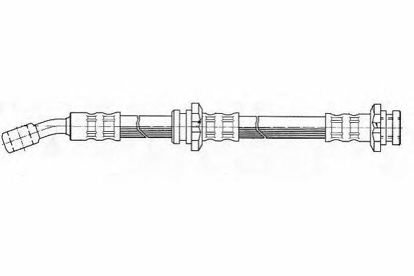 Тормозной шланг FHY2436 FERODO