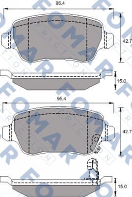 Колодки тормозные дисковые 51691781 ROULUNDS BRAKING