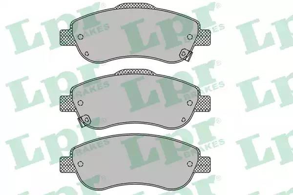 Колодки тормозные дисковые 05P1456 LPR