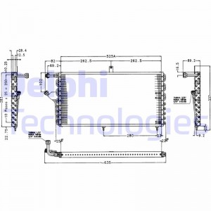 Конденсатор, кондиционер TSP0225174 DELPHI