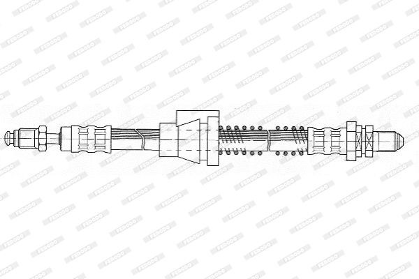 Тормозной шланг FHY2288 FERODO