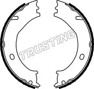 Комплект тормозных колодок, стояночная тормозная система 045001 TRUSTING