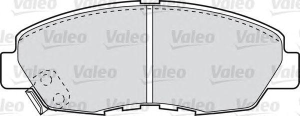 Комплект тормозных колодок, диско 598788 VALEO PHC