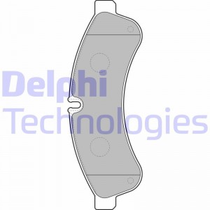 Колодки тормозные дисковые LP2063 DELPHI