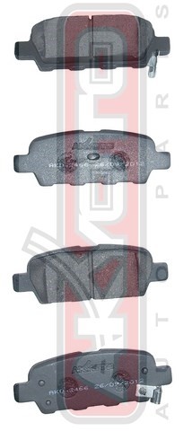 Колодки тормозные дисковые AKD-2466 AKYOTO