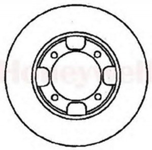 Тормозной диск 561286B BENDIX JURID