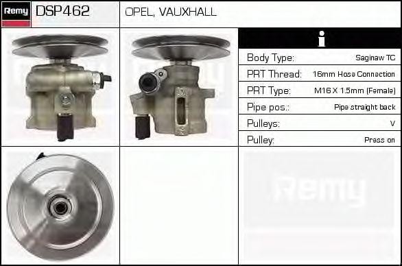 Гидравлический насос, рулевое управление DSP462 DELCO REMY