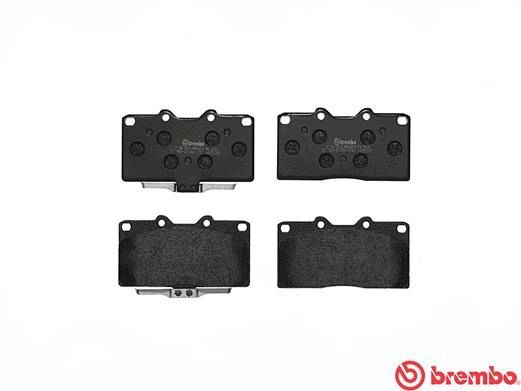 Комплект тормозных колодок, диско P54019 BREMBO
