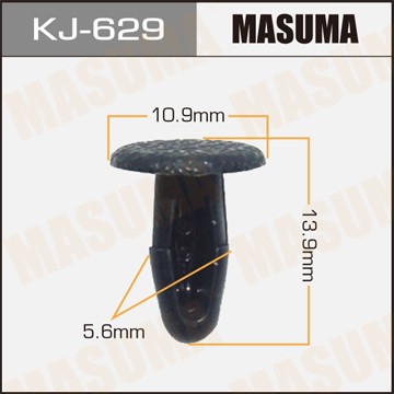 Клипса крепежная KJ629 MASUMA