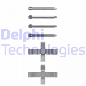 Комплектующие, колодки дискового тормоза LX0070 DELPHI