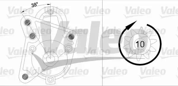 Стартер 436081 VALEO PHC
