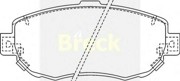 Комплект тормозных колодок, диско 2149000C BRECK