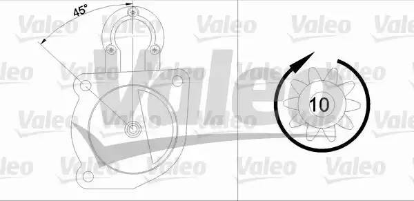 Стартер 436096 VALEO PHC
