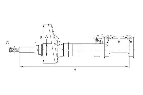 Амортизатор Z3088R SCT
