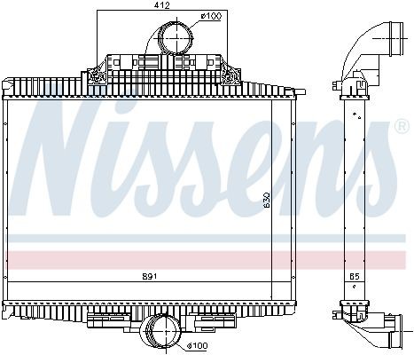 Интеркулер 97024 NISSENS