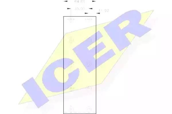 Комплект тормозных башмаков, барабанные тормоза 21 5775 00 ICER