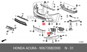 Деталь 90673SB2000 HONDA