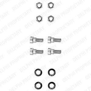 Комплектующие, колодки дискового тормоза LX0116 DELPHI