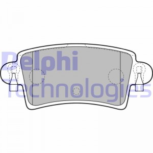 Комплект тормозных колодок, диско LP1747 DELPHI