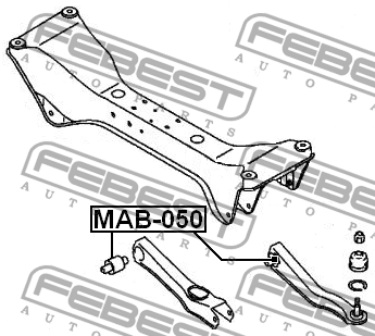Сайлентблок MAB-050 FEBEST