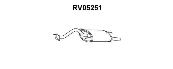 Глушитель выхлопных газов конечный RV05251 VENEPORTE